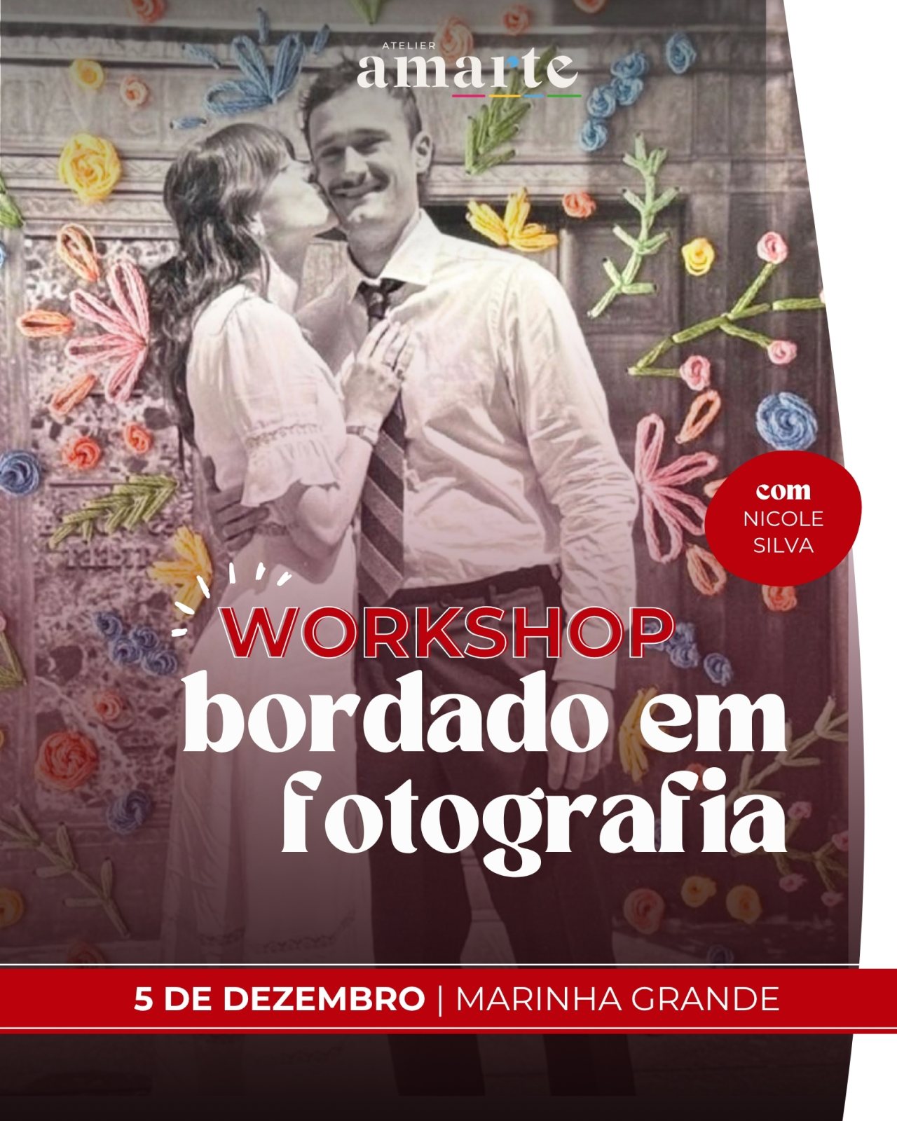 Bordado em Fotografia — cartaz