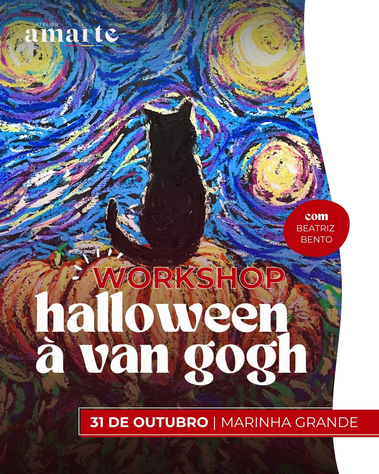 Workshop Halloween à Van Gogh — cartaz